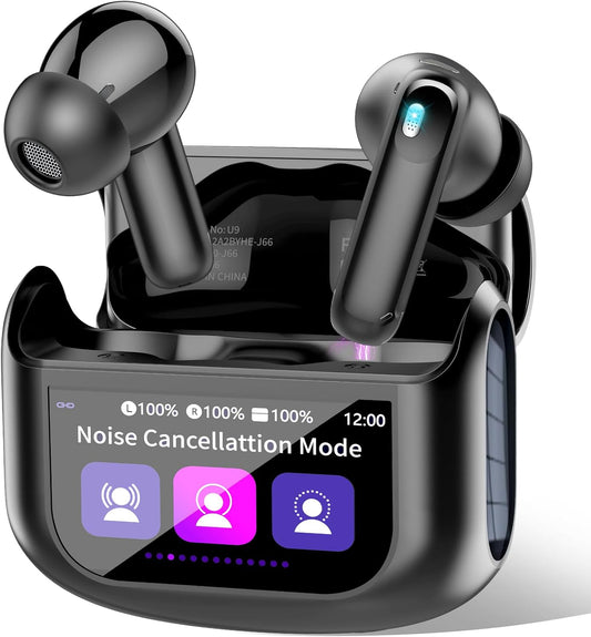 Bluetooth 5.4 Wireless Earbuds, ANC, 48H, Touchscreen, IPX7, 5 EQ Modes