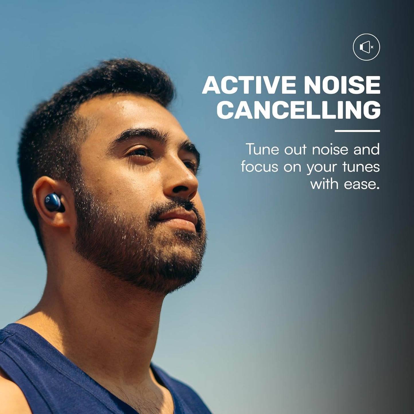 Fitness TWS Earbuds, 56H Battery, ANC, IPX7 Waterproof, Bluetooth 5.3, Mic Mobile Arcade Ltd