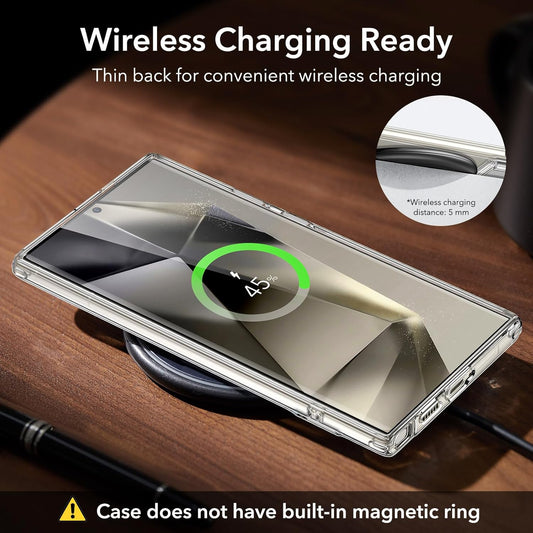 Galaxy S24 Ultra Case Clear Boost Series Kickstand Shockproof Slim Cover Mobile Arcade Ltd