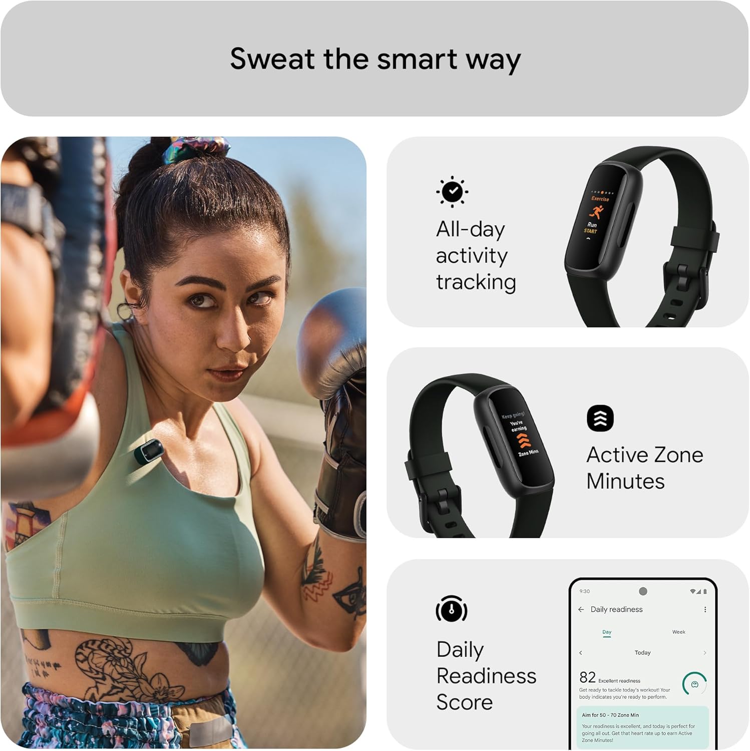 Google Fitbit Inspire 3 Activity Tracker – 10-Day Battery, 6-Month Premium Mobile Arcade Ltd