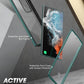 Galaxy S22 Ultra Case Edge Pro Peacock 360° Rugged Bumper + Screen Protector Mobile Arcade Ltd