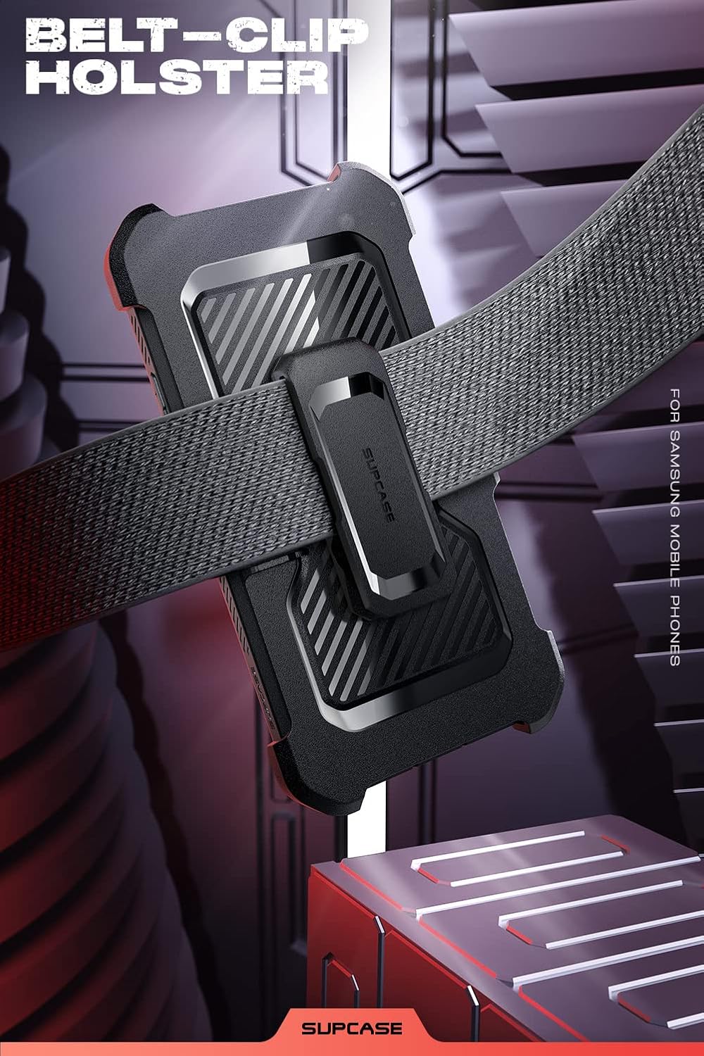 Galaxy S22 Ultra Case Unicorn Beetle Pro Black Rugged Kickstand Belt Clip Mobile Arcade Ltd