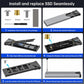 SSK Aluminum M.2 SSD Enclosure USB 3.2 Gen 2 10Gbps for NVMe & SATA SSDs 2242/2260/2280 Mobile Arcade Ltd