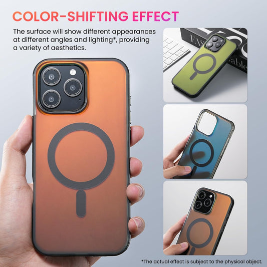 iPhone 16 Pro MagSafe Case Midnight Flame Shockproof Rainbow Magnetic Cover Mobile Arcade Ltd