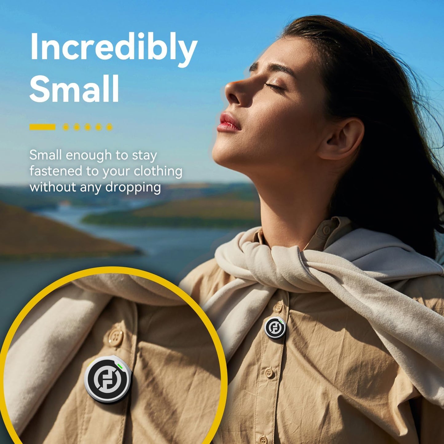 Hollyland Lark M2 Wireless Lavalier Mic – Android & iPhone 15 Compatible