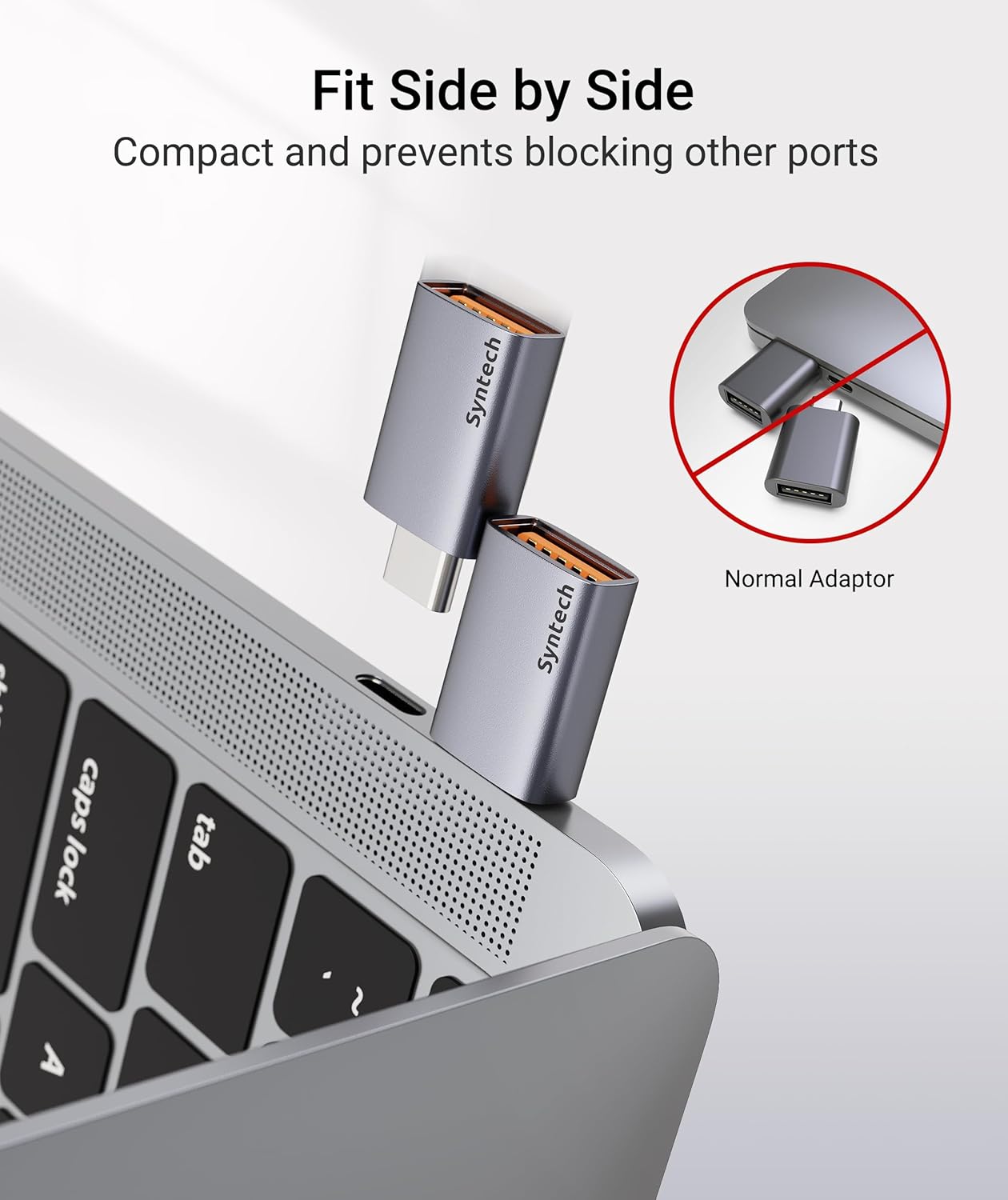 USB-C to USB-A 3.2 Adapter 2-Pack, 10Gbps, Thunderbolt 4/3 Compatible MobileArcadeLtd