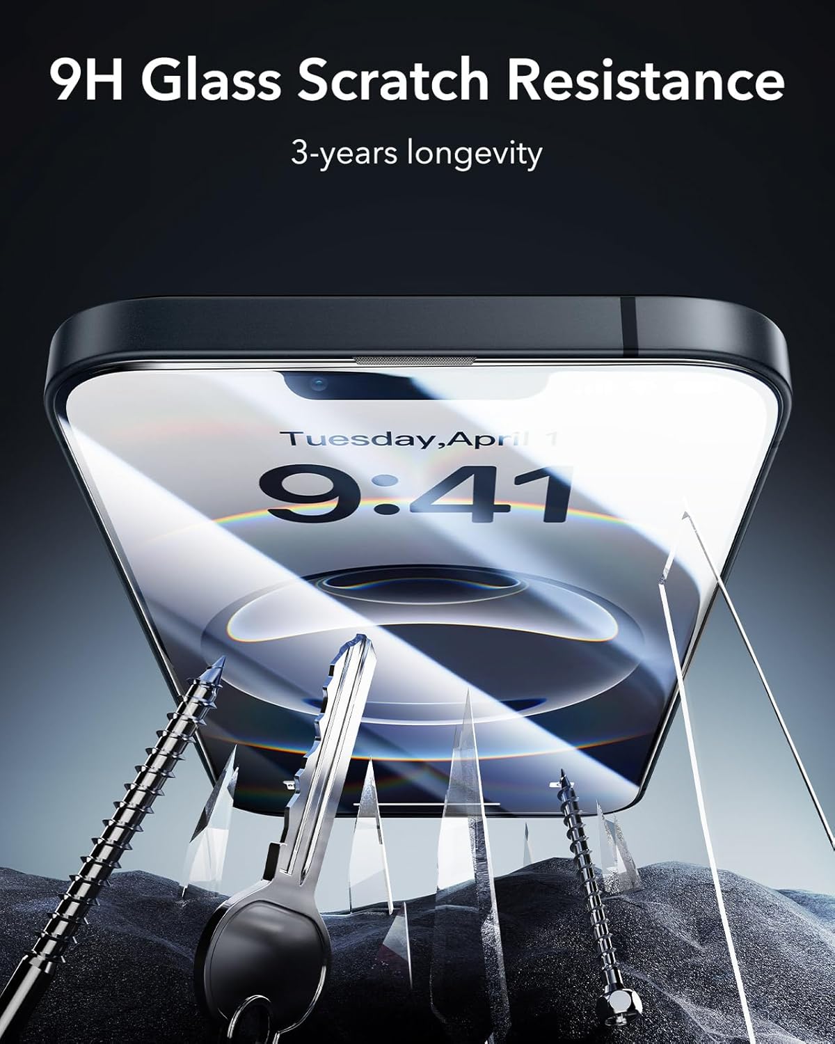 3-Pack Armorite 9H Glass Screen Protector for iPhone 16e/14/13/13 Pro, Full Cover Mobile Arcade Ltd