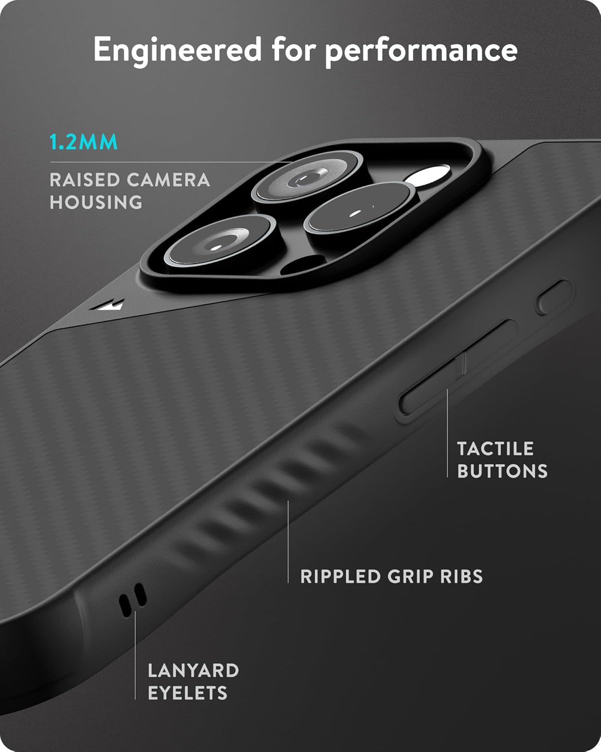 iPhone 16 Pro Max Case MagSafe Carbon Fiber Shockproof Limitless 6.0 Cover Mobile Arcade Ltd