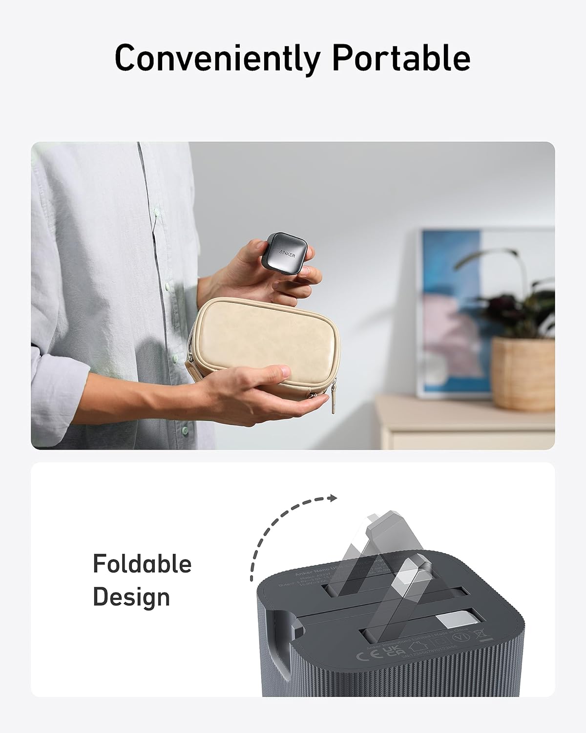 Anker Nano 30W USB-C Fast Charger with Foldable Plug | High-Speed Compact Adapter Mobile Arcade Ltd