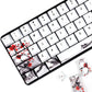 MOLGRIA Plum Blossom Keycaps Set – 71 Keys OEM PBT for MX Keyboards