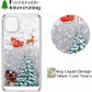 iPhone 13 Pro Glitter Liquid Case Silver Stars Clear Sparkly Shockproof Cover Mobile Arcade Ltd