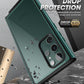 Galaxy S22 Ultra Case Edge Pro Peacock 360° Rugged Bumper + Screen Protector Mobile Arcade Ltd