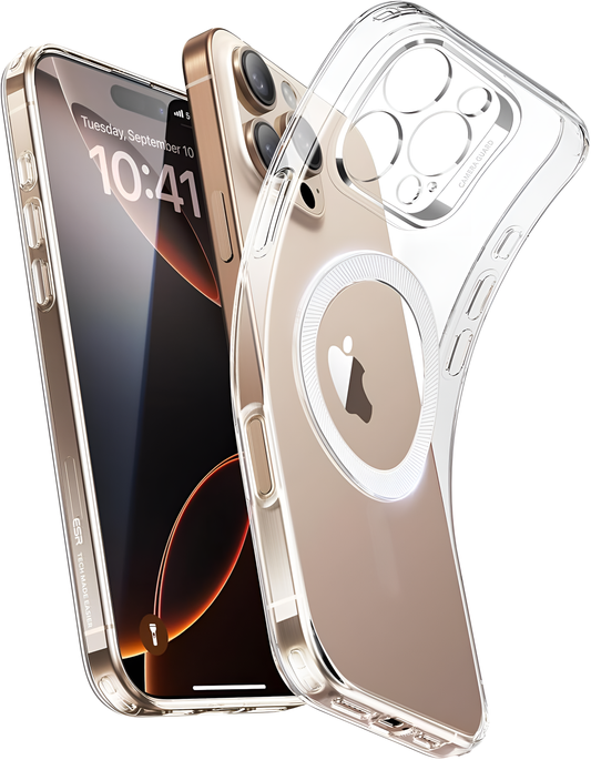 iPhone 16 Pro Zero Series MagSafe Case Clear Shockproof Anti-Yellow Slim Cover