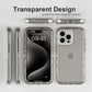 iPhone 15 Pro Case Crystal Gray Heavy Duty Shockproof Dual Layer Clear Cover Mobile Arcade Ltd