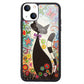 iPhone 13 Case Cute Colorful Cat Design Soft Bumper Hard Back Cover 6.1"