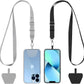 Universal Mobile Phone Chain – Adjustable Lanyard Strap with 2 Patches (2 Pack)