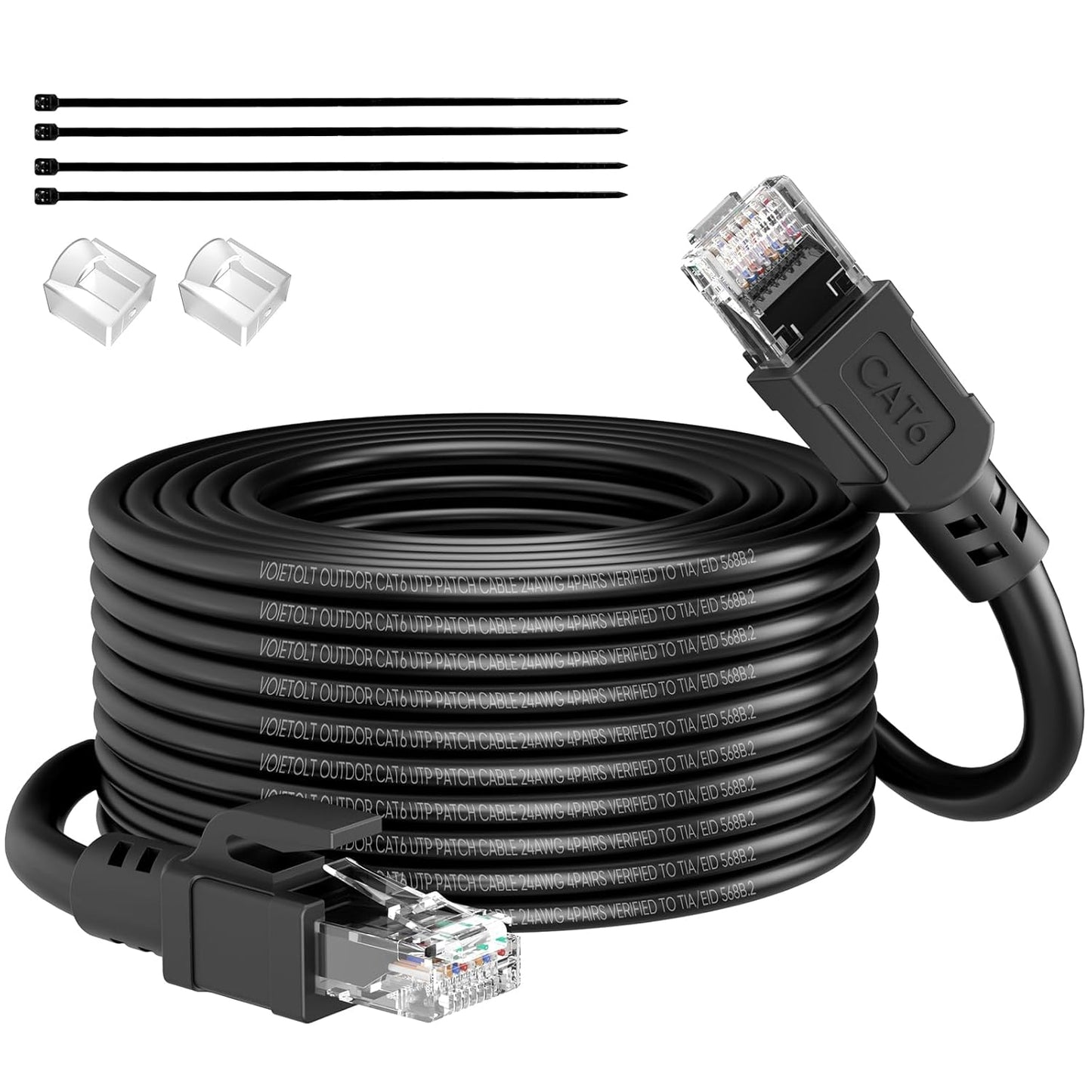 30m Outdoor CAT6 Ethernet Cable – Waterproof, Direct Burial, High Speed CCA Mobile Arcade Ltd