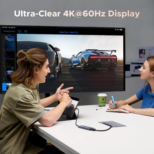 Revodok Pro 106 USB C Hub 6-in-1 Adapter with 4K HDMI & 100W PD Charging Mobile Arcade Ltd