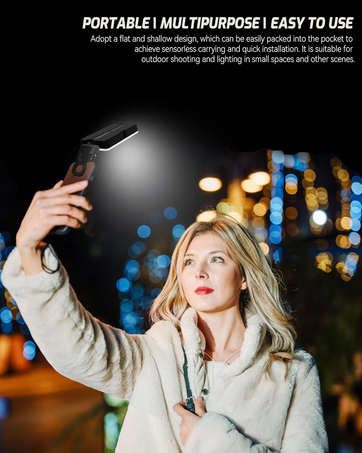 Portable 90 LED Rechargeable Selfie Ring Light for iPhone & Laptop Photography Mobile Arcade Ltd