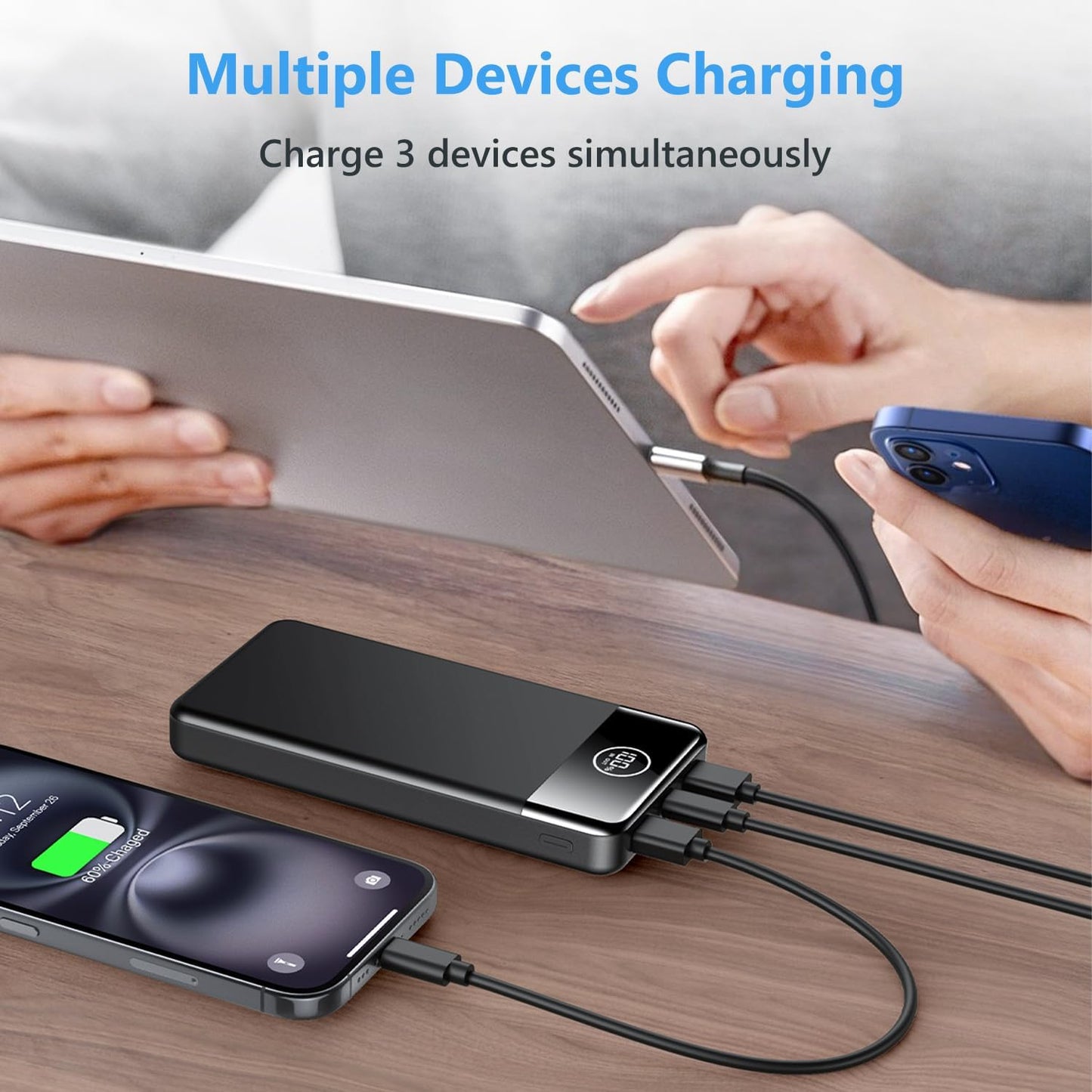 26800mAh Fast Charging Power Bank, 22.5W USB-C PD/QC Portable Charger UK Mobile Arcade Ltd