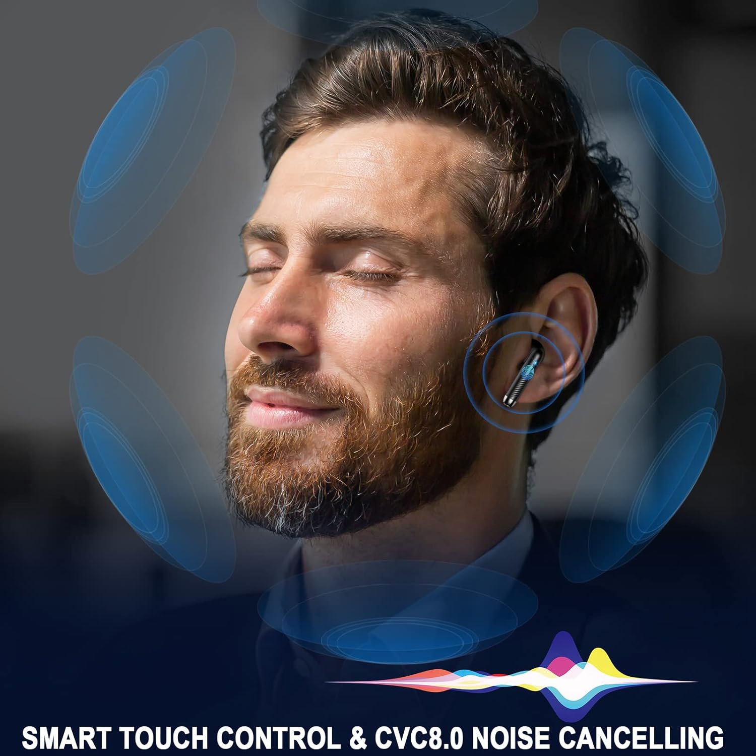 Wireless Earbuds Bluetooth 5.4, HiFi Sound, ENC Mic, 40H Playtime, IP7, LED Case Mobile Arcade Ltd