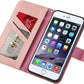 iPhone 8 Plus Wallet Case Pink Elephant Heart Flip Cover Stand Card Holder Mobile Arcade Ltd