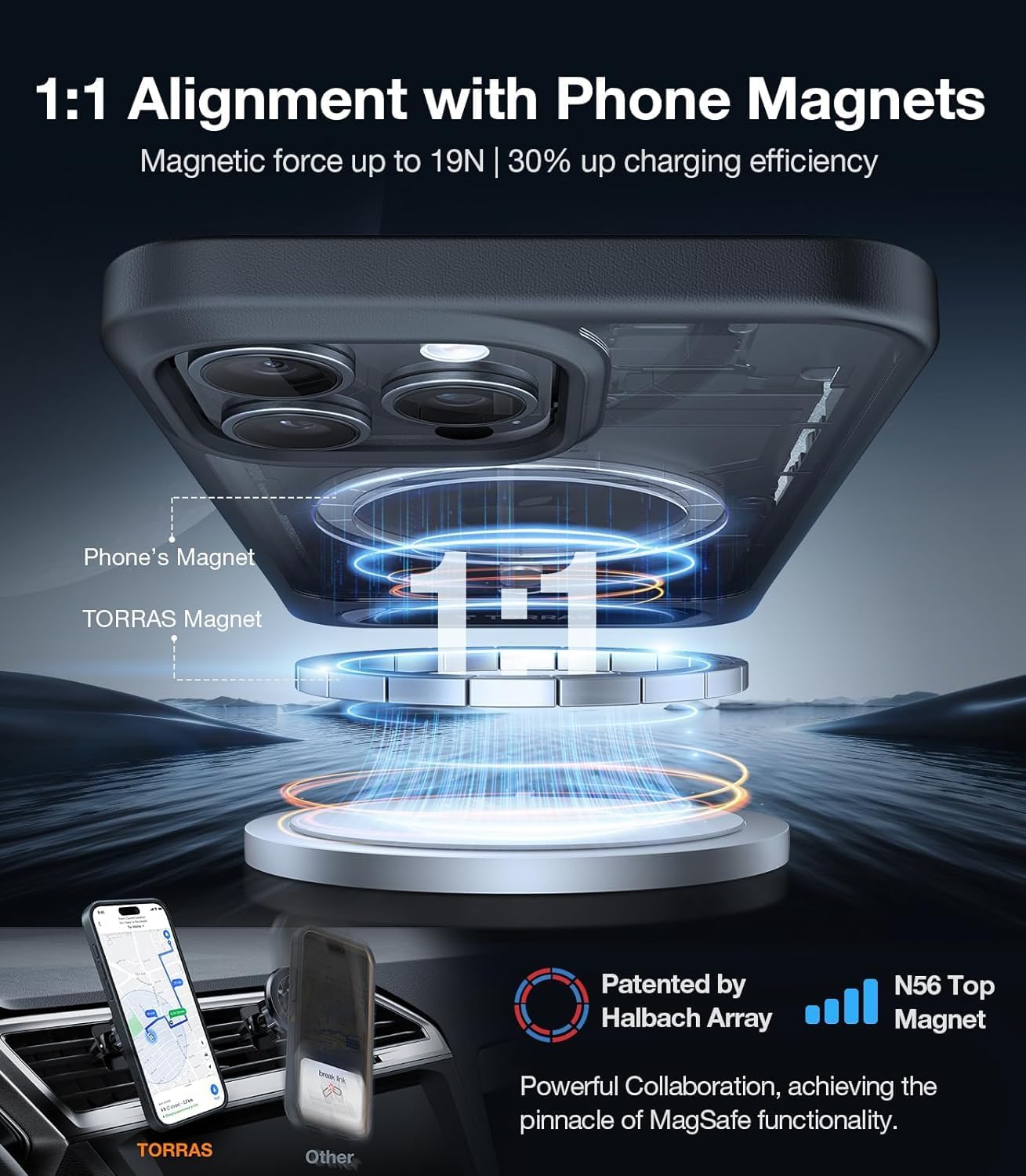 iPhone 13 Pro Max Pstand Case Black 12FT Shockproof Flat MagSafe Cover 20W Mobile Arcade Ltd