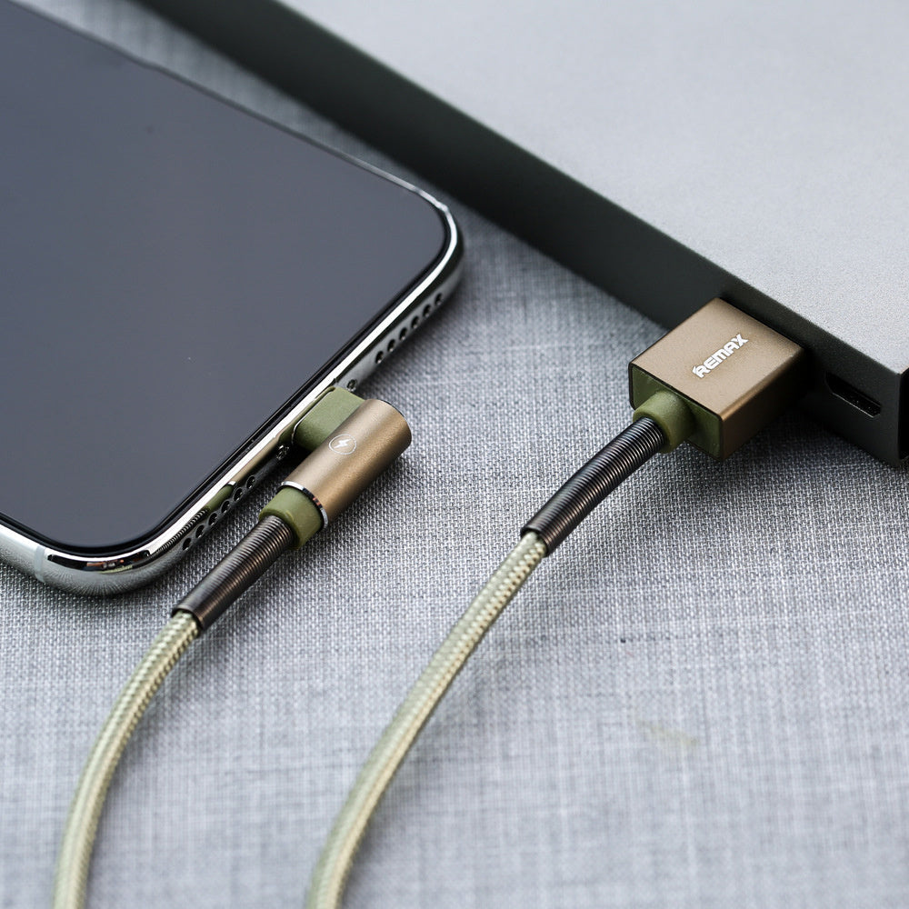 Rotor Charging Data Cable – 1M, 8PIN, Micro USB or Type-C, Durable Design