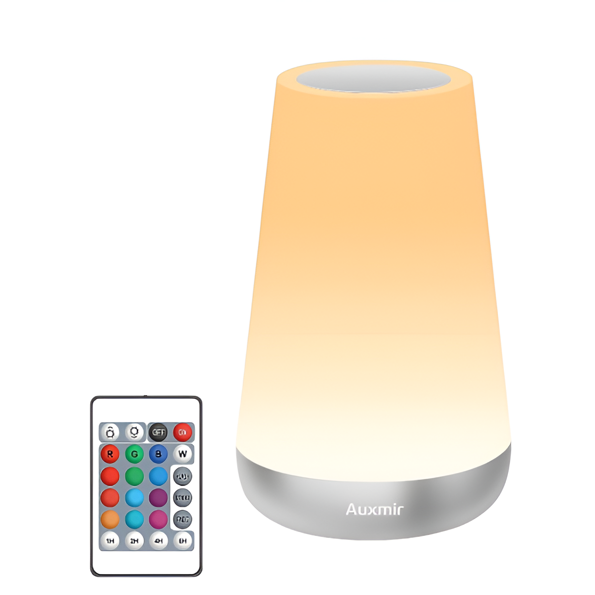 Auxmir LED Touch Bedside Lamp with Remote, Dimmable RGB Rechargeable Light Mobile Arcade Ltd