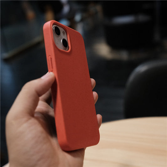 Red Wheat Straw Phone Case - Eco-Friendly, Durable & Stylish Mobile Protection