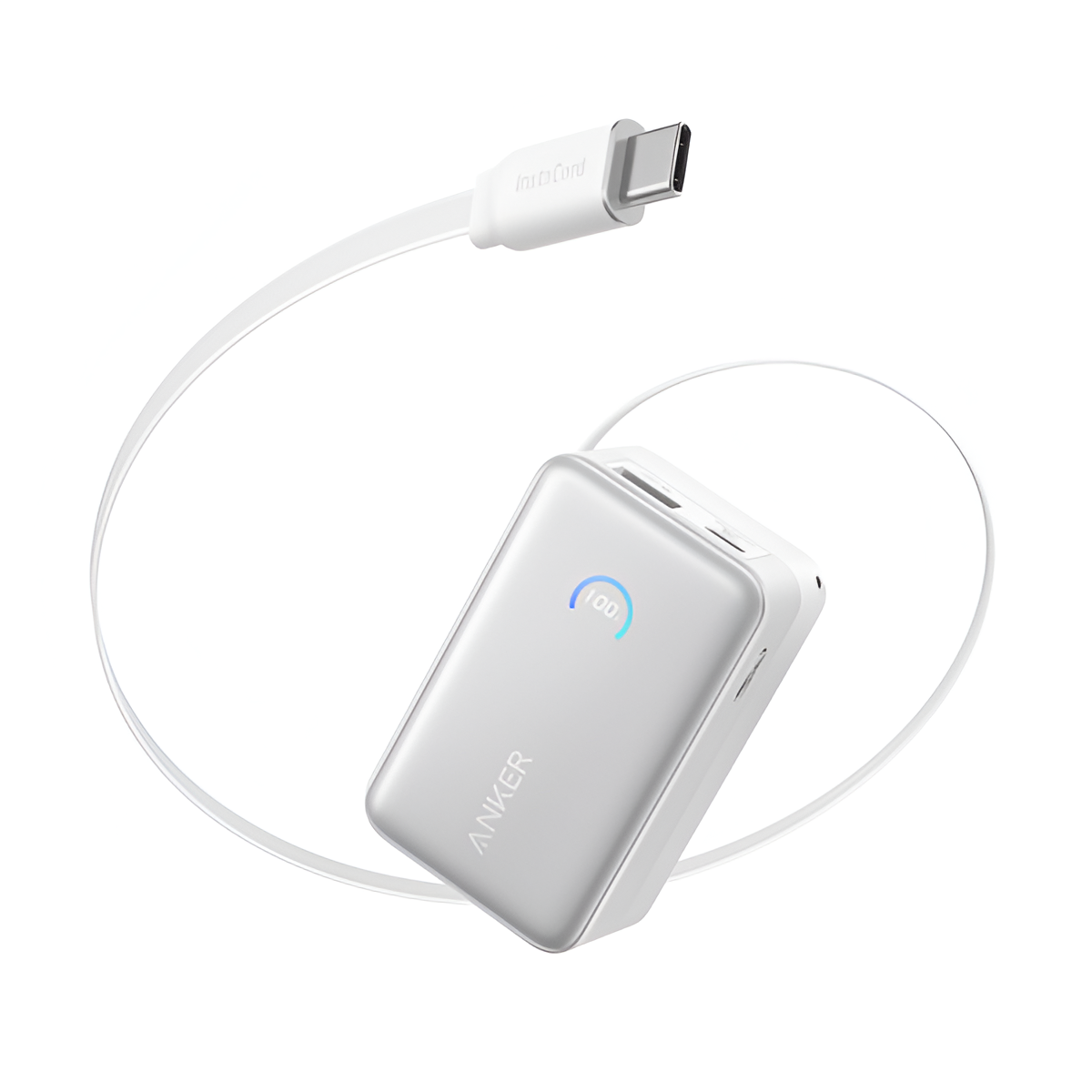 Anker Nano 10,000mAh Power Bank with 45W Fast Charging & Built-In Retractable Cable Mobile Arcade Ltd