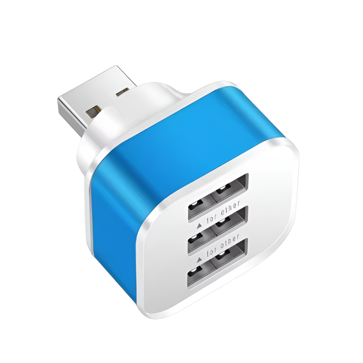 3-Port USB 2.0 Adapter Hub Multi Interface Extender for Car & Laptop Devices Mobile Arcade Ltd