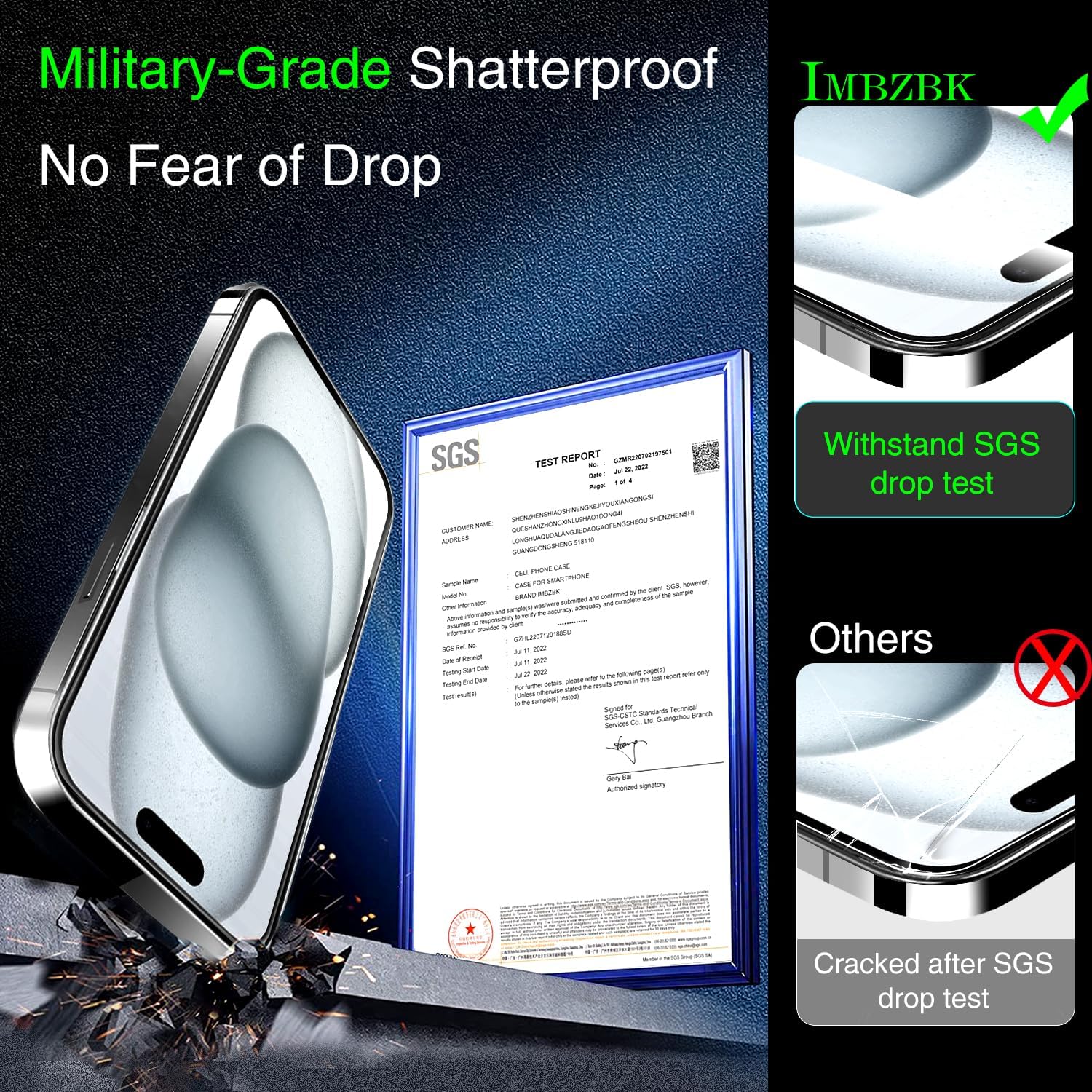 3-Pack Tempered Glass Screen & Camera Protector for iPhone 15, Full Coverage Mobile Arcade Ltd