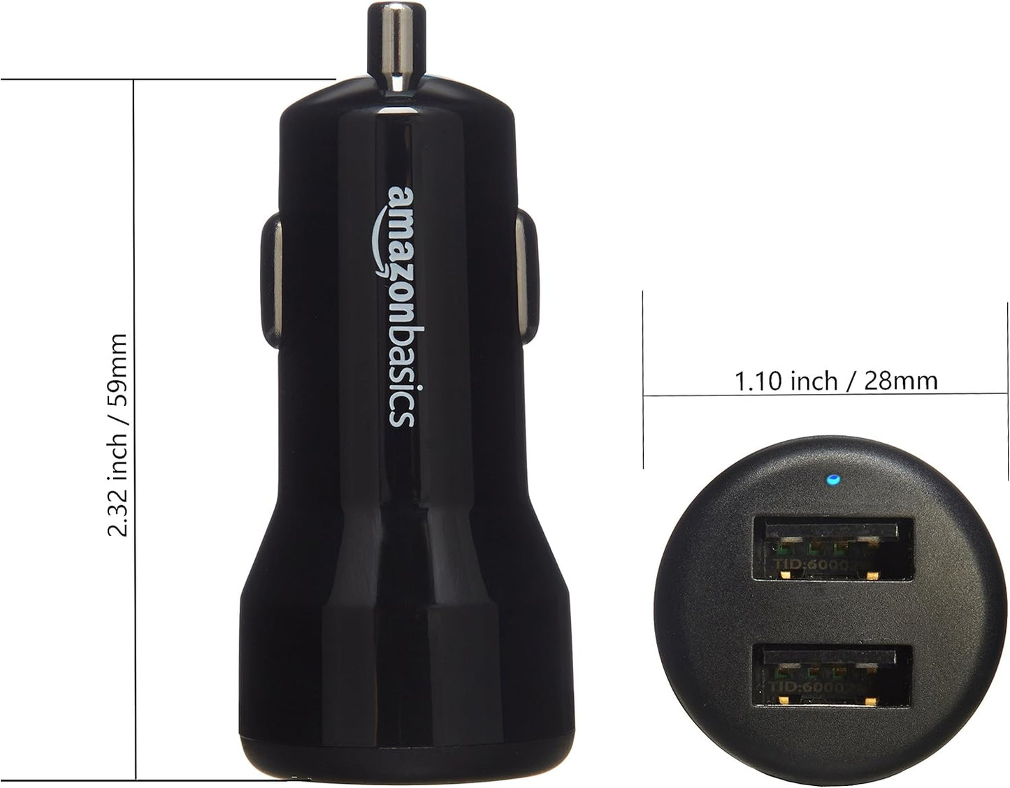 INIU 60W USB Car Charger – 12V Fast Charge Adapter + 1m 100W USB-C Cable Mobile Arcade Ltd