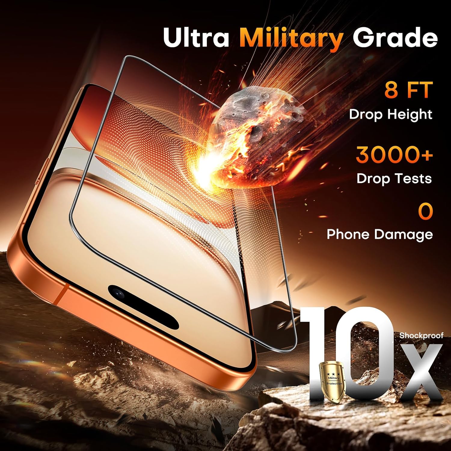 TOCOL 2 Pack Screen Protector for iPhone 17 6.3", HD Clear Tempered Glass Mobile Arcade Ltd