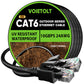 40m Outdoor CAT6 Ethernet Cable – Waterproof, 10Gbps, CCA, Direct Burial