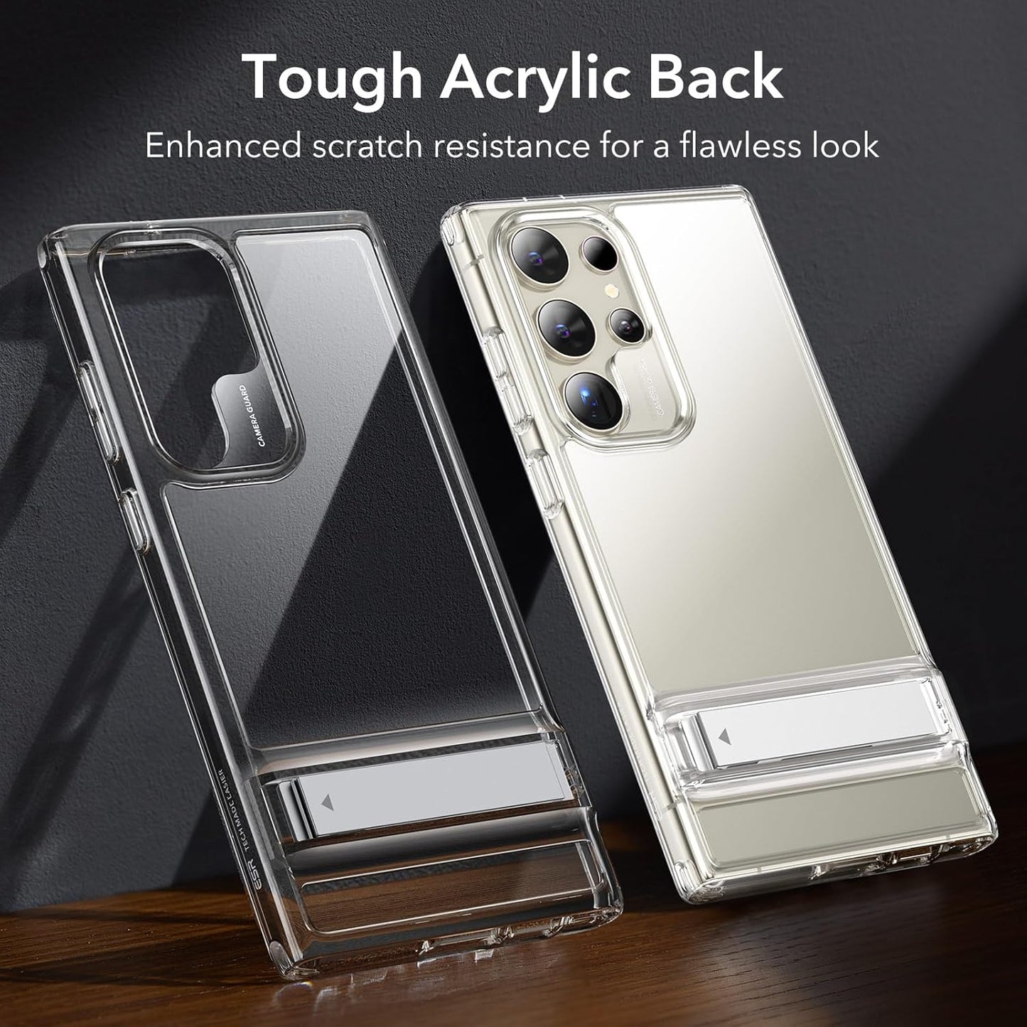 Galaxy S24 Ultra Case Clear Boost Series Kickstand Shockproof Slim Cover Mobile Arcade Ltd