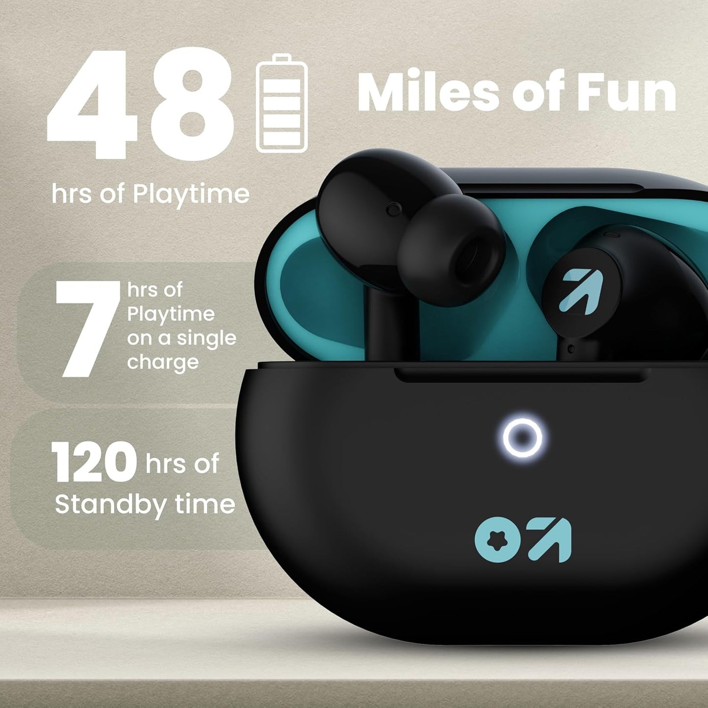 Boult K40 True Wireless Earbuds with 48H Playtime & 4-Mic Clear Calling Mobile Arcade Ltd