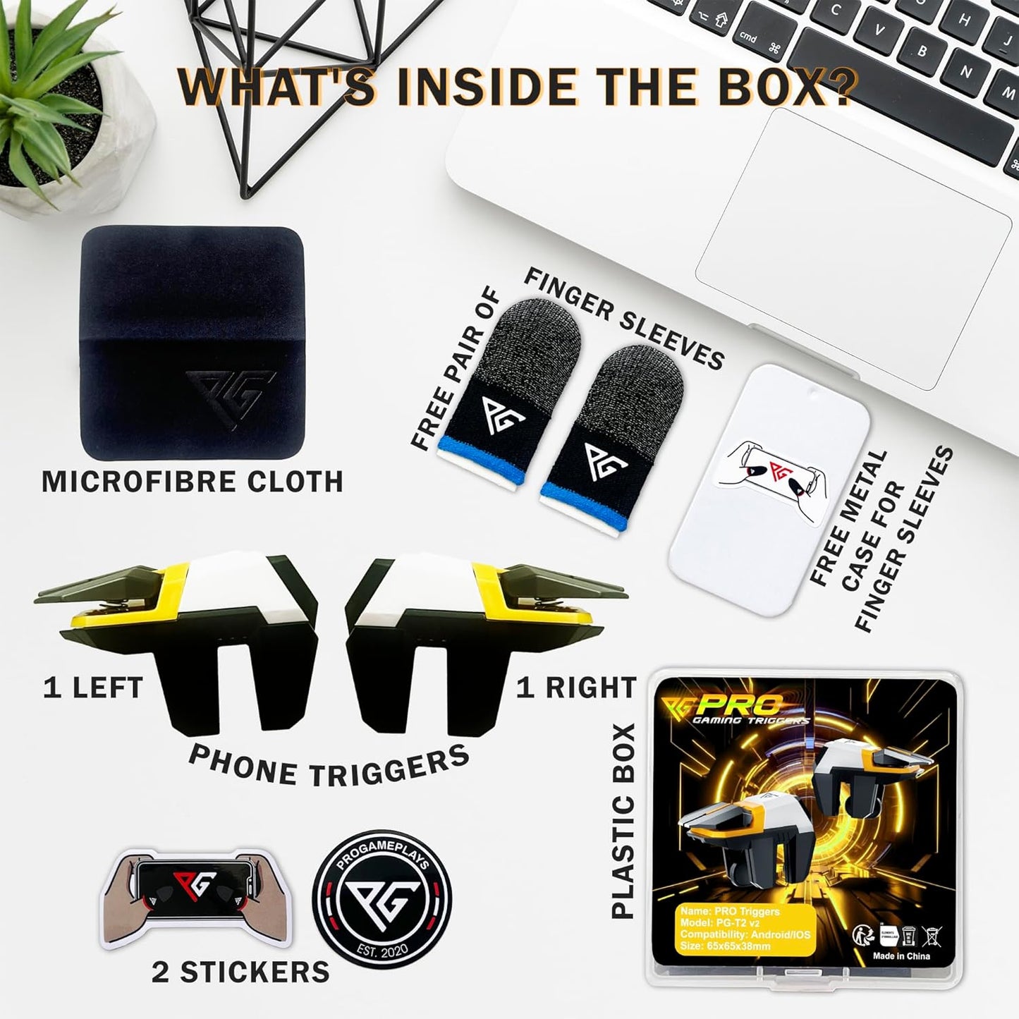 Progameplays PRO-T1 Gaming Triggers – L1 R1 Mobile Controller iOS Android Mobile Arcade Ltd