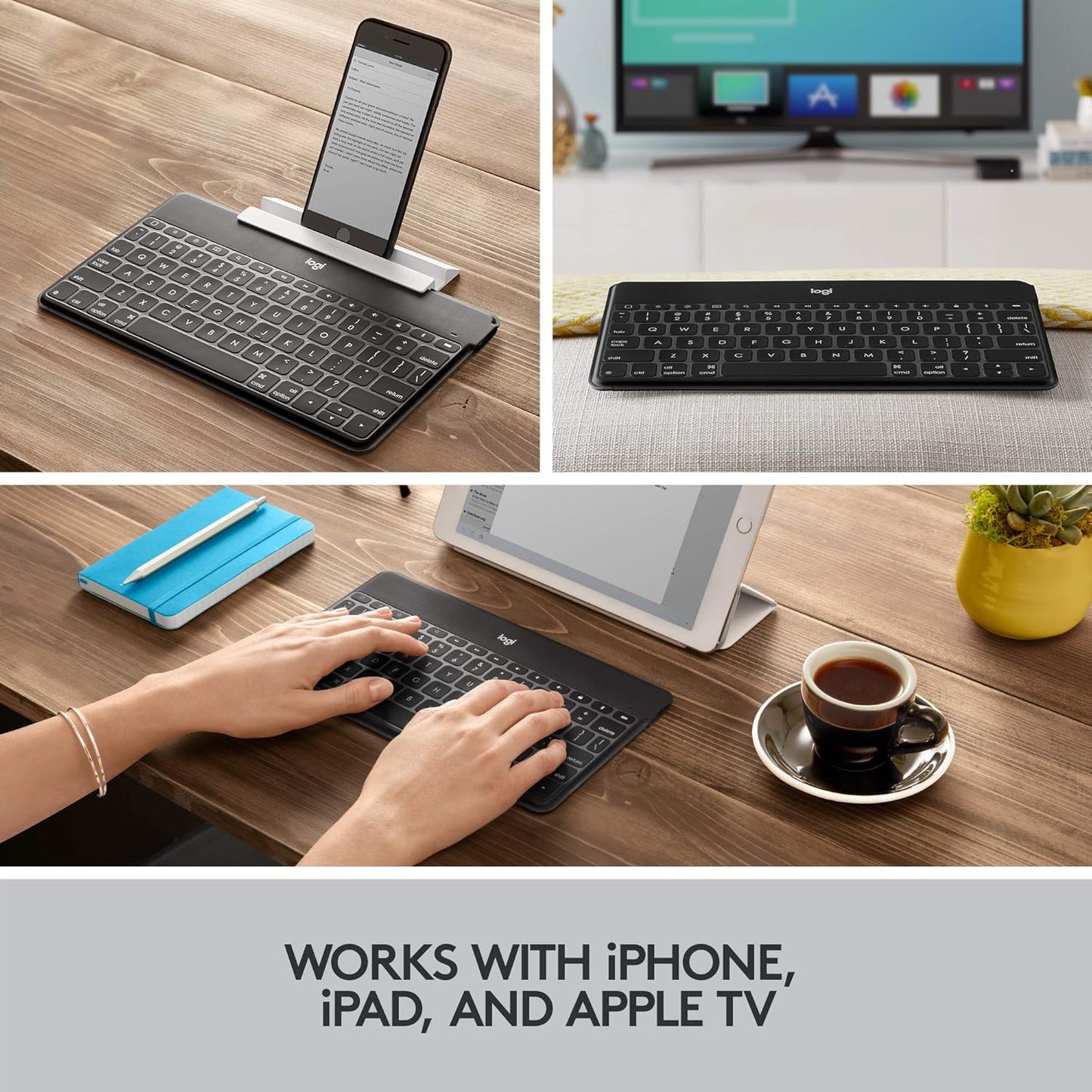 Wireless Bluetooth Keyboard – Ultra-Portable, Spill-Proof, QWERTY UK Layout Mobile Arcade Ltd
