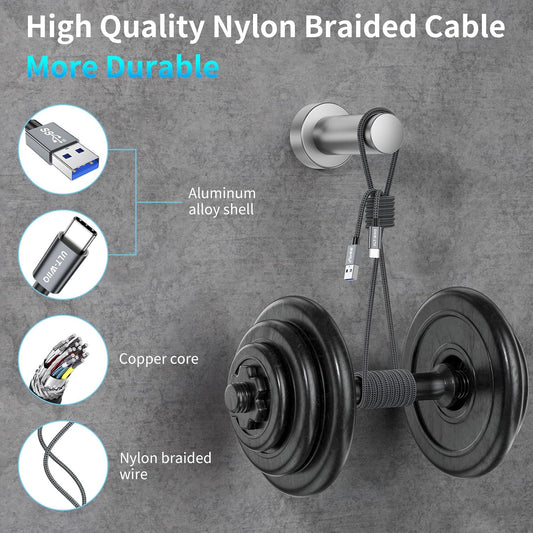 USB-C 3.1 Data Cable 10Gbps – 30cm Fast Charging 3A USB-A to USB-C Cord Mobile Arcade Ltd