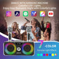 Portable Karaoke Machine with 2 UHF Wireless Mics & Bluetooth Speaker Mobile Arcade Ltd
