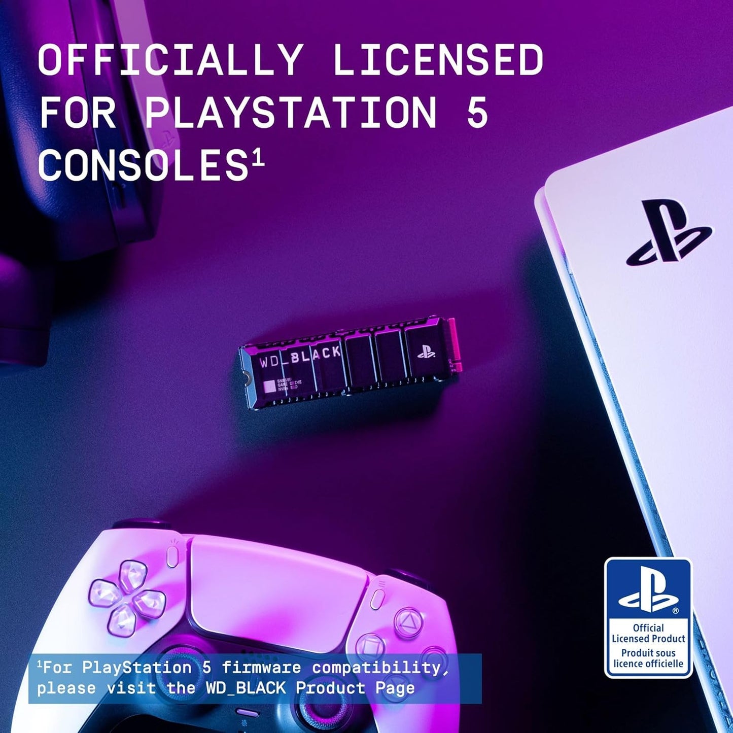 WD_BLACK SN850P 2TB PS5 SSD PCIe Gen4 M.2 2280 NVMe w/ Heatsink 7300MB/s Mobile Arcade Ltd