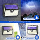 238 LED Outdoor Solar Lights 4 Pack | Motion Sensor Wall Lights IP65 Waterproof Mobile Arcade Ltd