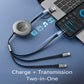5 in 1 Retractable Multi Charger Cable 3.5A USB C Lightning Micro USB 1.2M Mobile Arcade Ltd