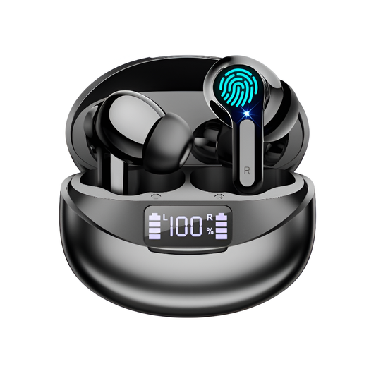 Wireless Earbuds Bluetooth 5.3 Earphones Hi-Fi Stereo Bass 35H Playtime Mic