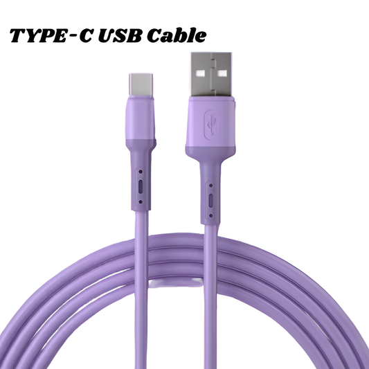 Fast Charging USB-C Silicone Cable for Huawei, Xiaomi, Samsung, OPPO, VIVO Mobile Arcade Ltd