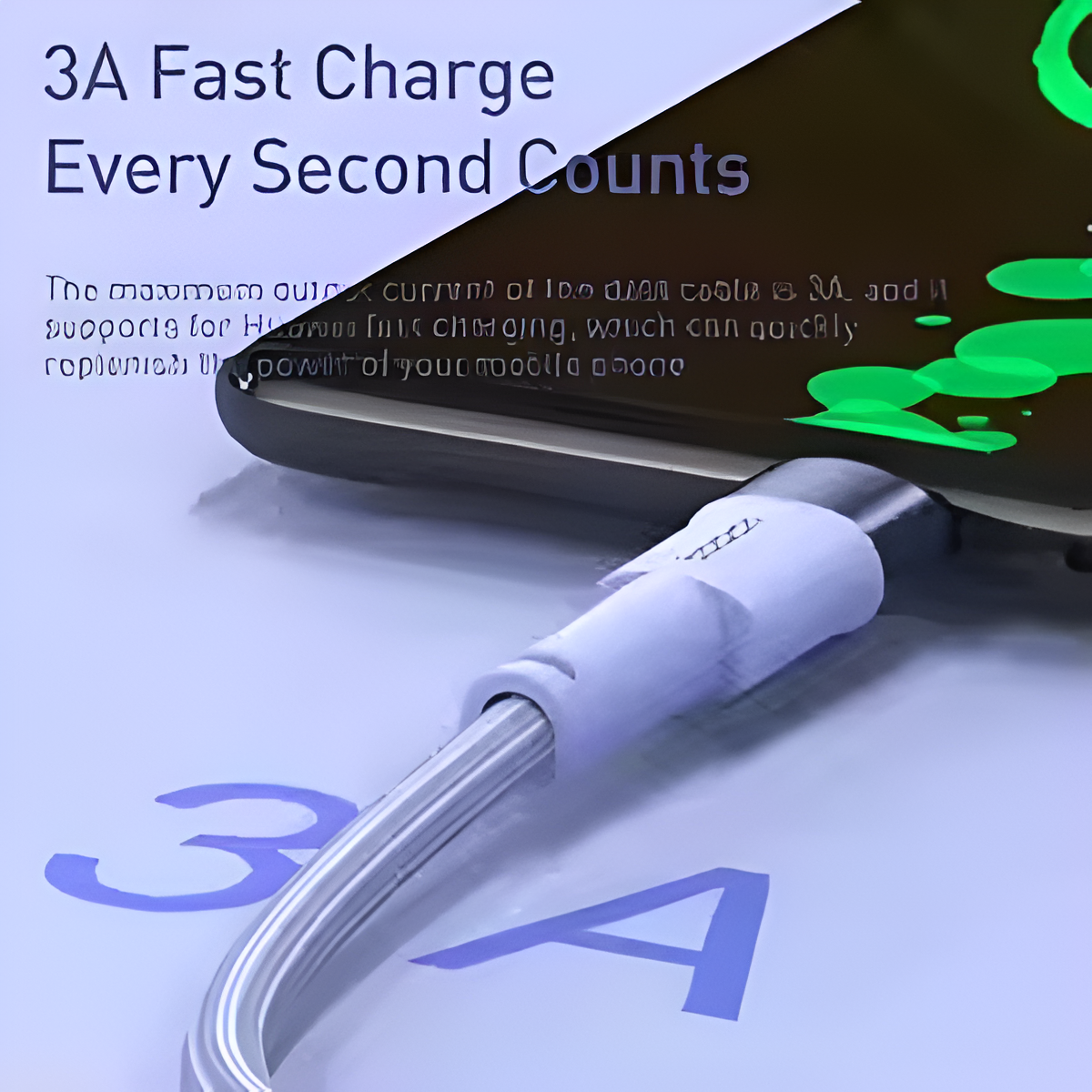 Toocki 3A PD USB-C Fast Charging Cable for Samsung, Xiaomi, OPPO, VIVO, Poco Mobile Arcade Ltd