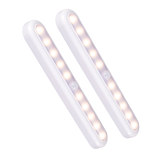 STAR-SPANGLED 11" Motion Sensor Lights | Battery LED Cabinet Lights 2 Pack Mobile Arcade Ltd