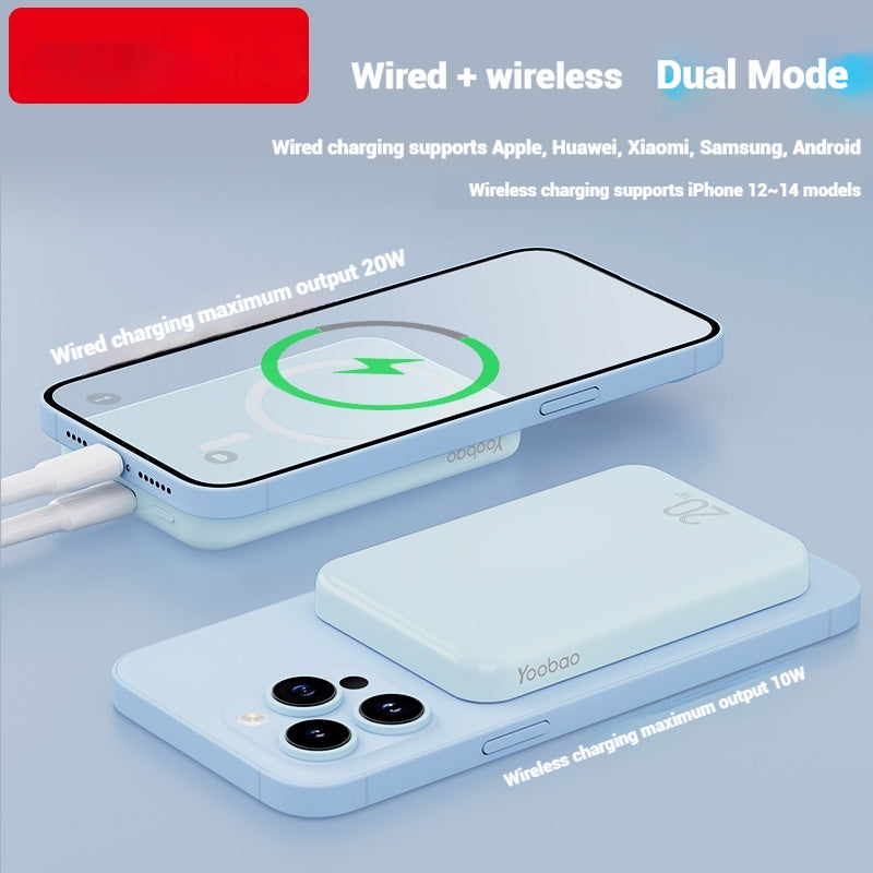 Portable Mobile Power Magnetic Wireless Charger Mobile Arcade Ltd